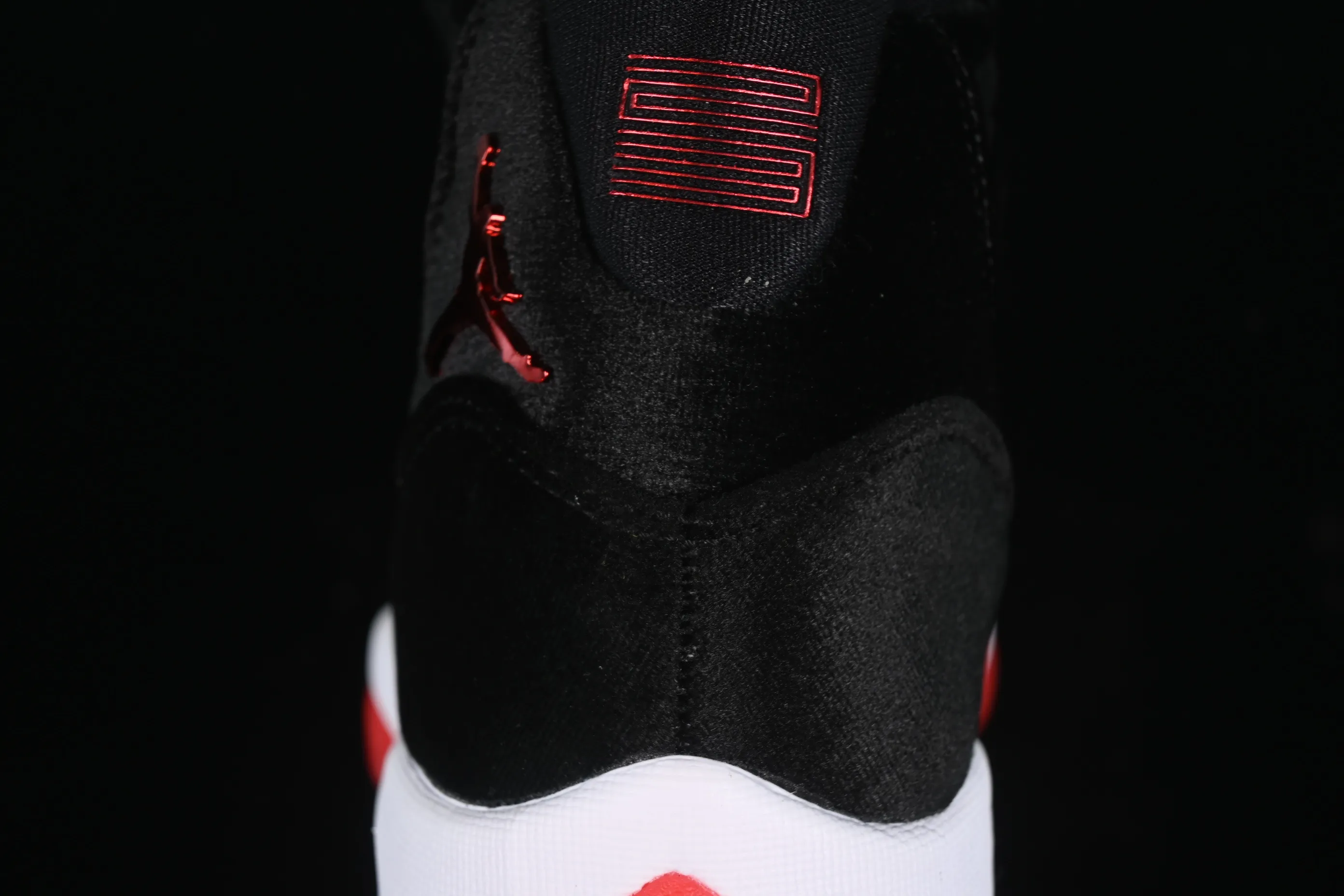 All categories Air Jordan Jordan series basketball shoes Air Jordan 11 F version Air Jordan 11 Retro "Bred Velvet" AJ11 Joe 11 black red velvet DB5457-061